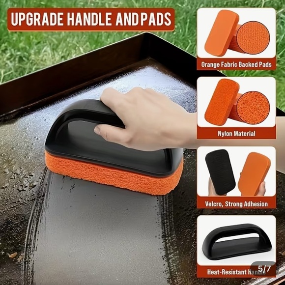 Griddle Cleaning Kit Weasroy- 10 Pieces for Blackstone, etc. - Picture 6 of 7